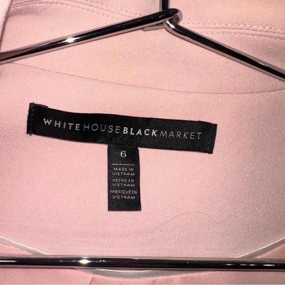 White House Black Market Pink Blazer Women’s Size 6 Double Breasted Lined - Picture 8 of 10